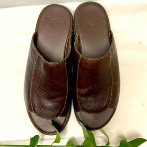 Men’s Dr. Martens Slip-on Brown Leather Sandals 11